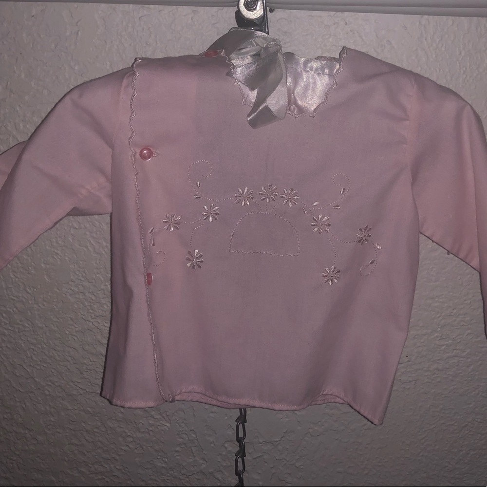 Embroidered infant top